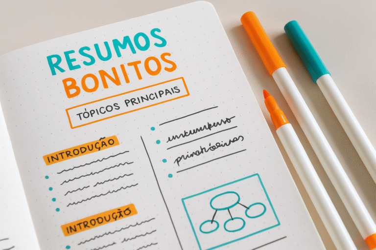 Como Fazer Resumos Bonitos e Organizados Técnicas Visuais para Estudar com Mais Clareza e Criatividade
