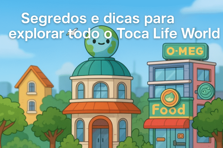 Segredos e dicas para aproveitar tudo no Toca Life Word como desbloquear locais, montar histórias e explorar cada cenário